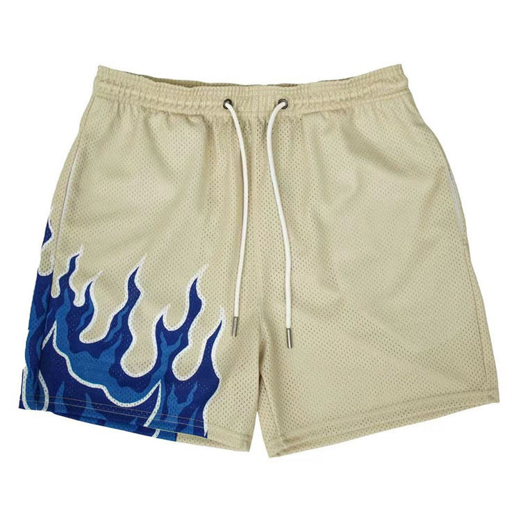 Hestic Sports Wear High Quality Custom Made Basketball Shorts For Mens Cropped Fit Polyester Plain Sublimation Shorts For Mens